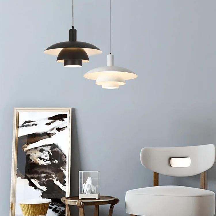 Danish Design Pendant Lamp Scandinavian Minimalist | LED Lighting | Metal | 5–10 m² Indoor Ambient Light