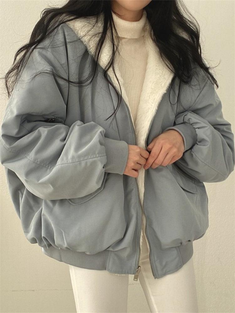Women's Oversized Winter Jacket | Soft Lining and Zip Closure | Comfortable Streetwear Fit