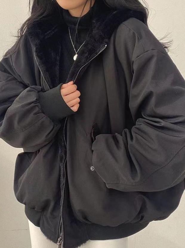 Women's Oversized Winter Jacket | Soft Lining and Zip Closure | Comfortable Streetwear Fit
