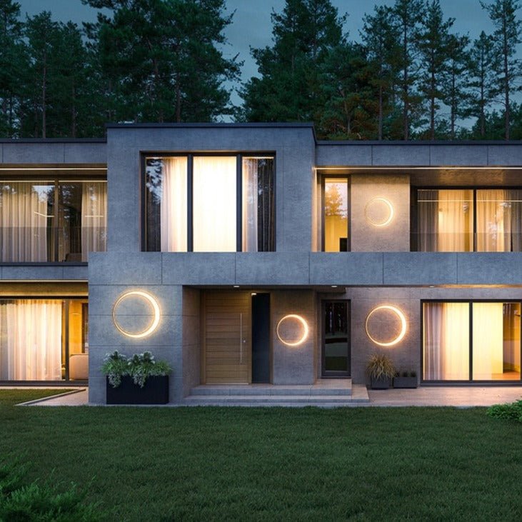 Modern Outdoor Wall Lamp for Garden & Facade | IP65 Waterproof Stainless Steel Design | Warm 3000K LED | 11–19W | 30,000H Lifespan