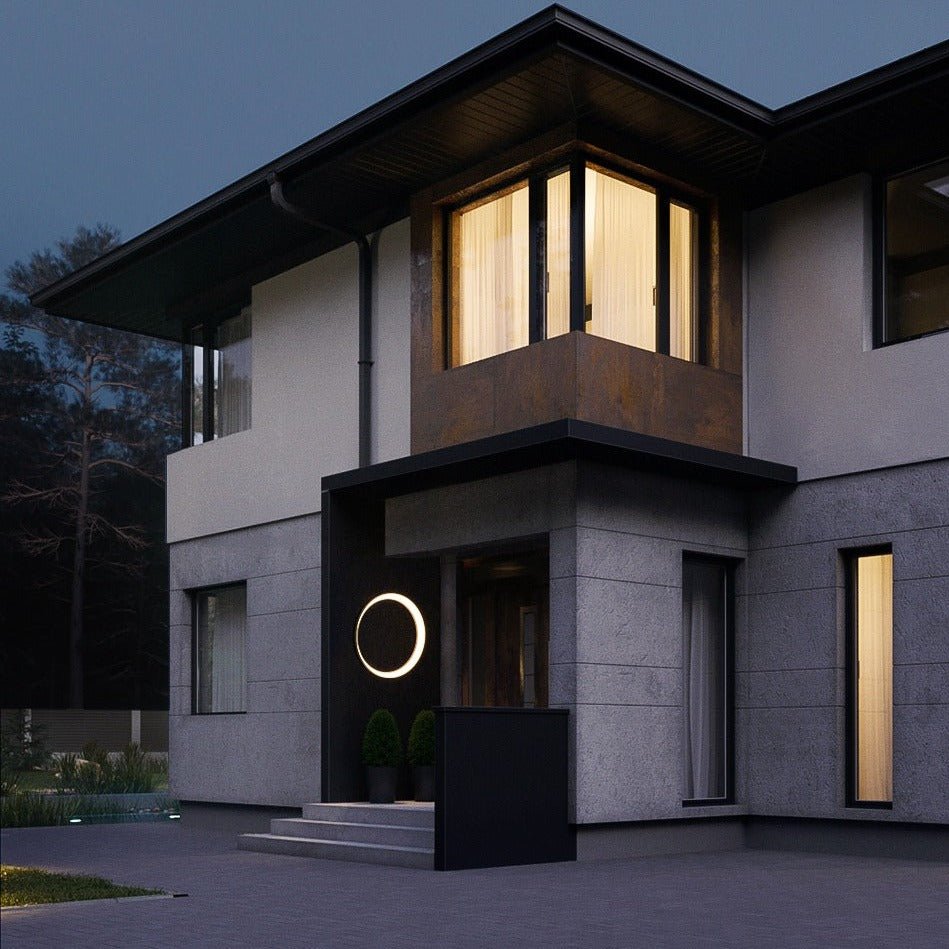 Modern Outdoor Wall Lamp for Garden & Facade | IP65 Waterproof Stainless Steel Design | Warm 3000K LED | 11–19W | 30,000H Lifespan