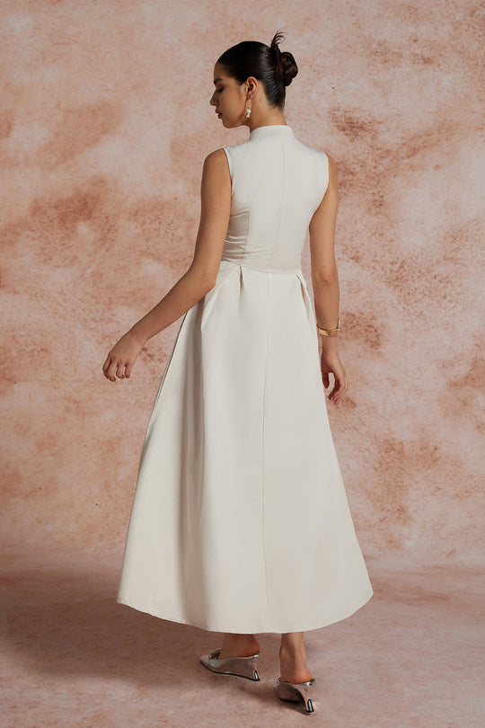 Plain Slipper Maxi Dress 