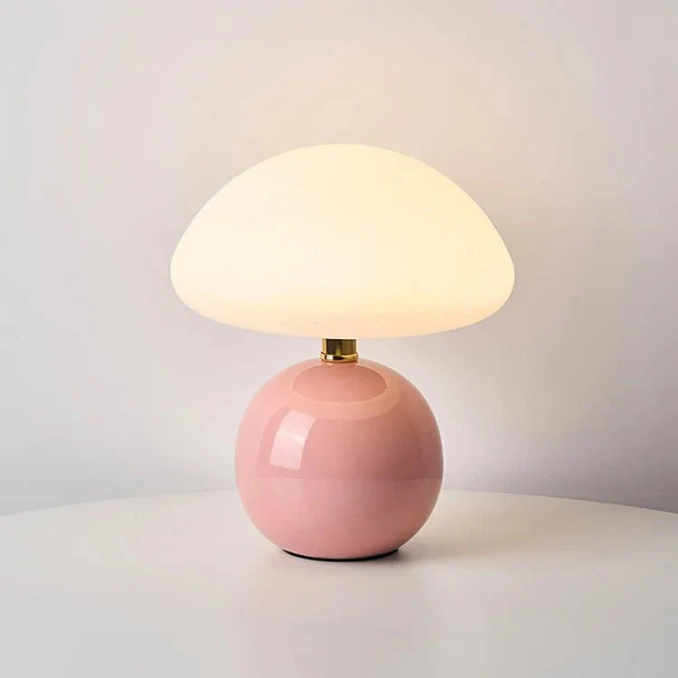 Franse room champignon lamp