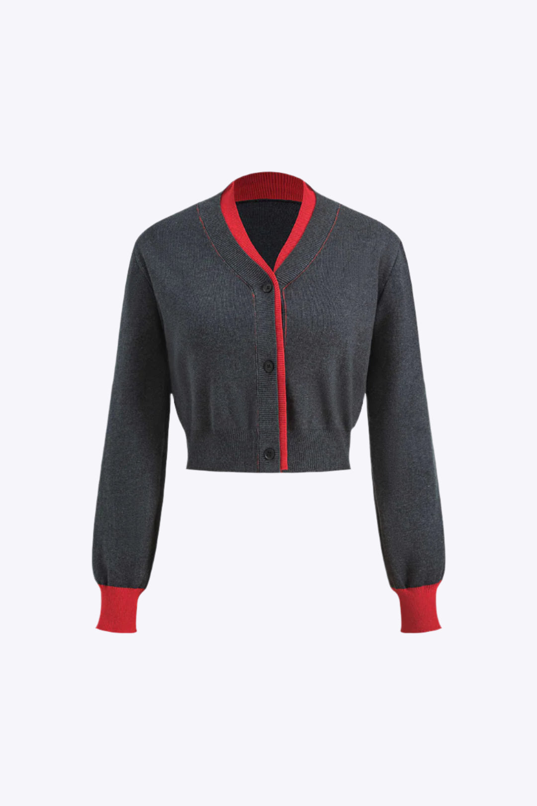 Libby - Chic Patchwork Pattern Women's Long Sleeve Shirt