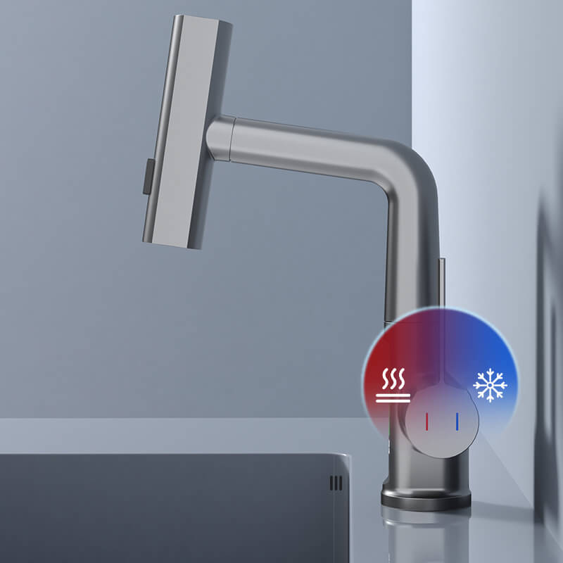 Pull-Out Kitchen Faucet | Retractable Kitchen Faucet with 5 Spray Modes | FlexiHahn