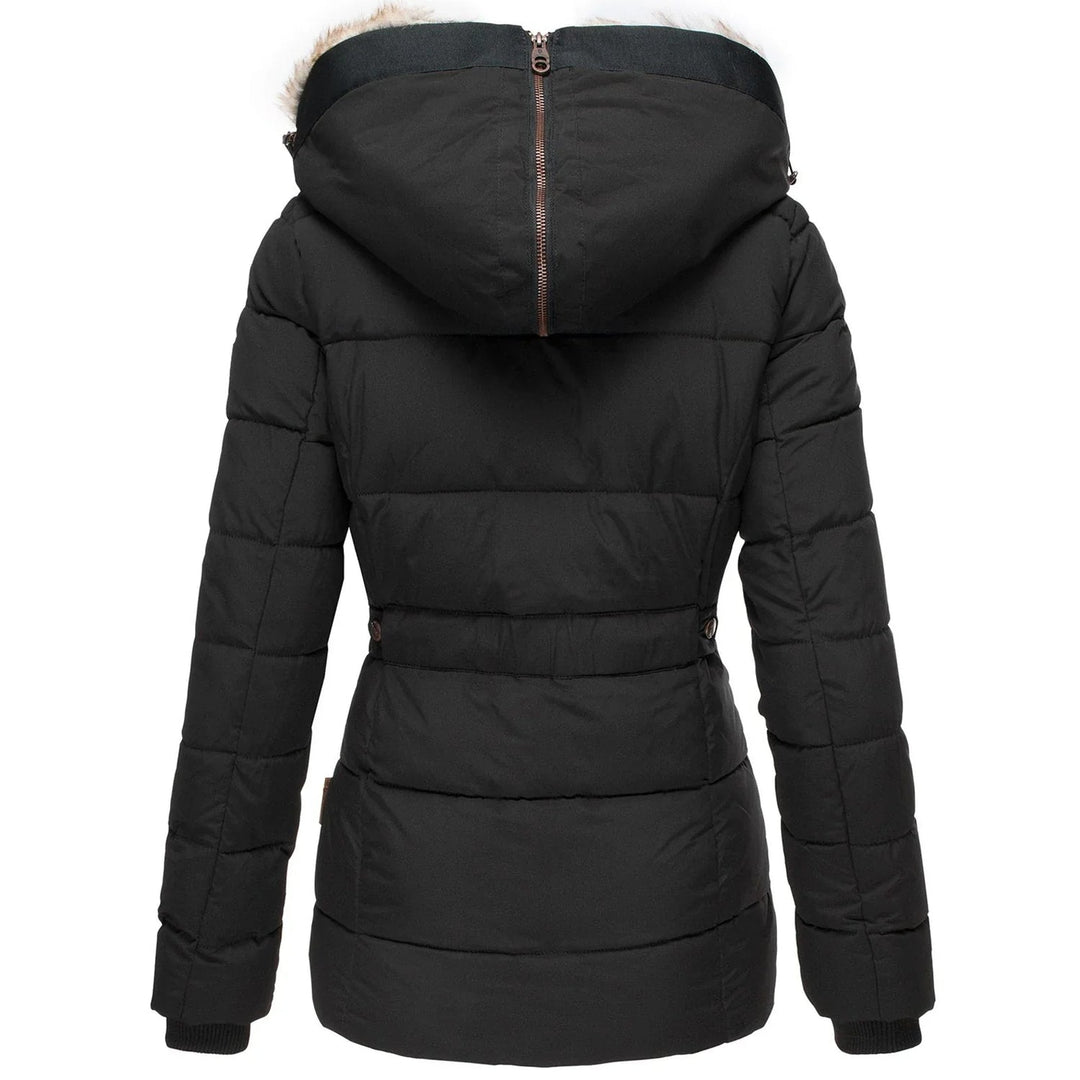 Women's Puffer Jacket | Hooded and Slim Fit | Warm Winter Coat