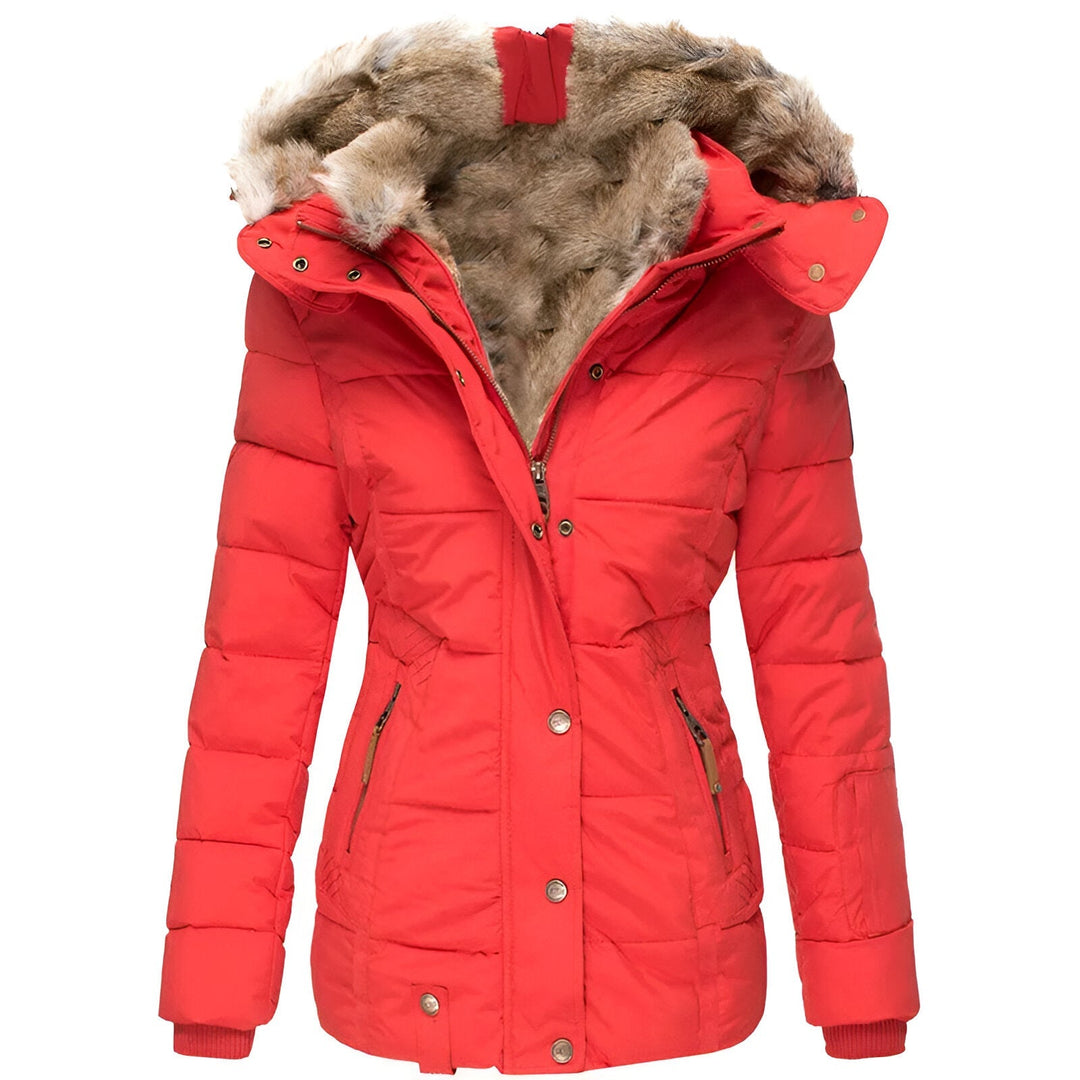 Women's Puffer Jacket | Hooded and Slim Fit | Warm Winter Coat