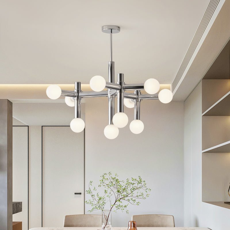 Glass Ball Chandelier Scandinavian Style