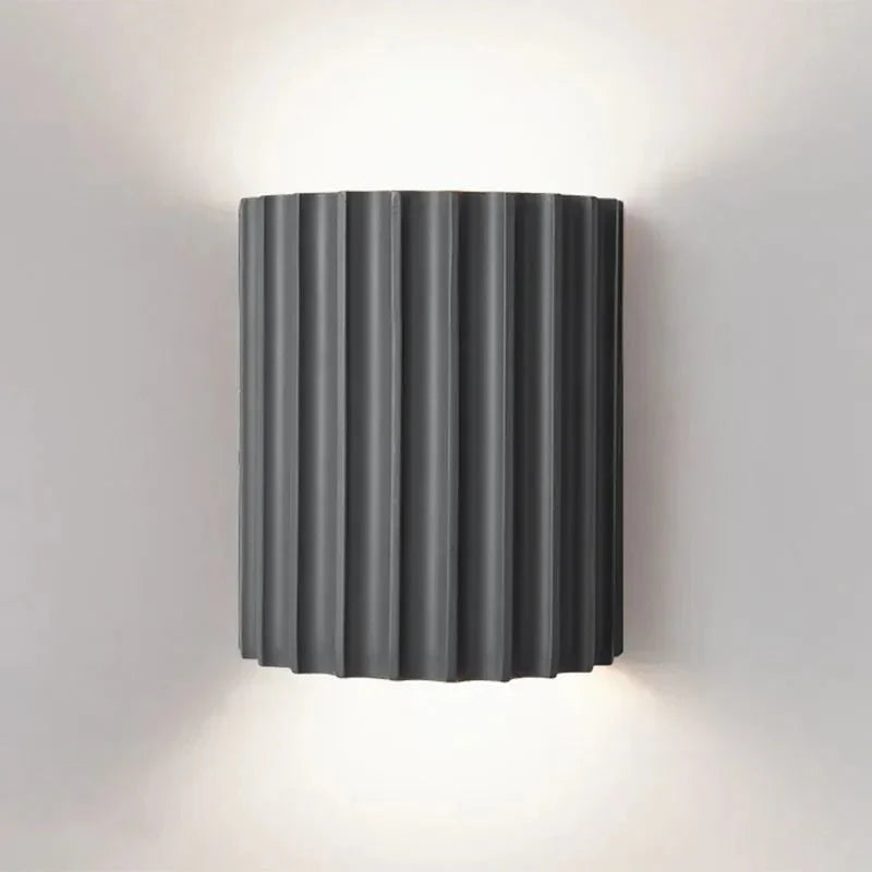 Macaron Wall Lamp Modern Decorative | Resin Hardwood | G9 LED | Indoor Accent Lighting | Bedroom Living Room Wall Light