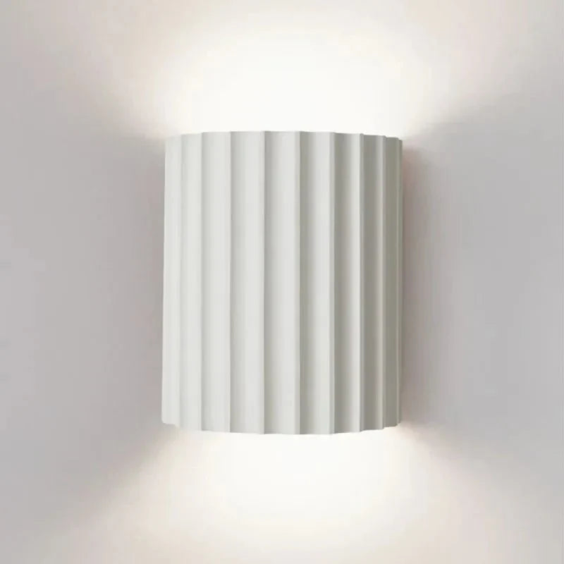 Macaron Wall Lamp Modern Decorative | Resin Hardwood | G9 LED | Indoor Accent Lighting | Bedroom Living Room Wall Light