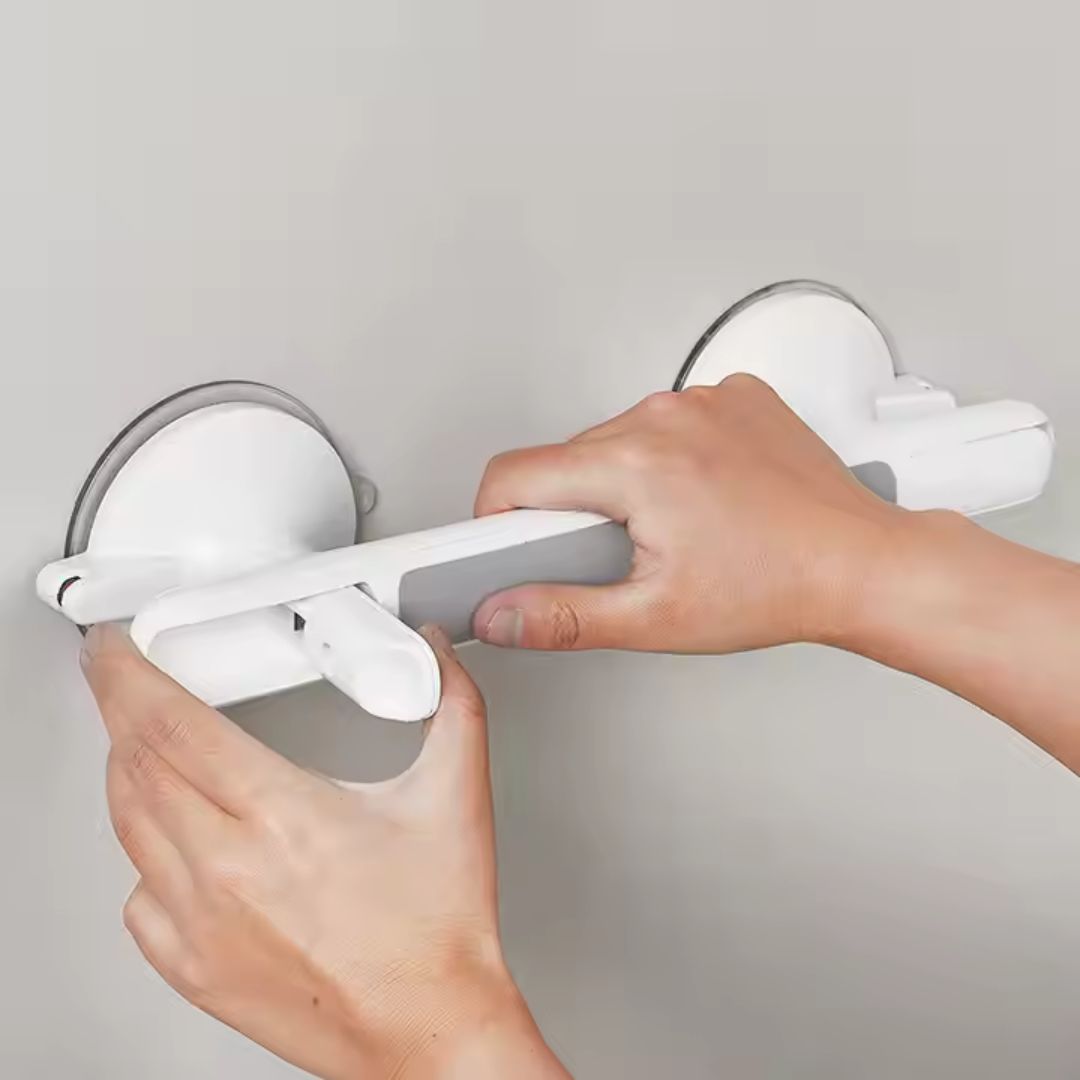 Grab Bar for Shower, Bathtub, or Toilet | Suction Cup Handle for Seniors without Drilling | SeniGrip