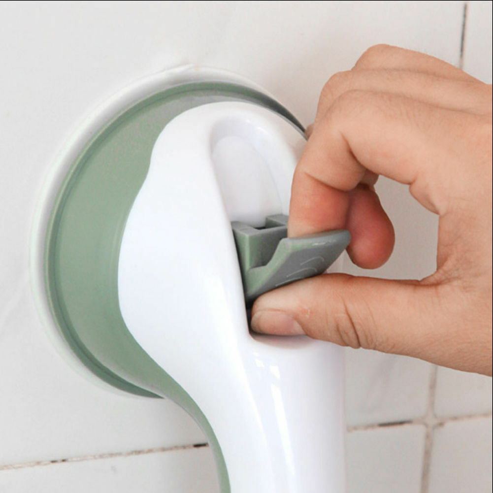 Grab bar for shower, bathtub, or toilet with suction cup | Bathtub handle for seniors without drilling | GripSicher