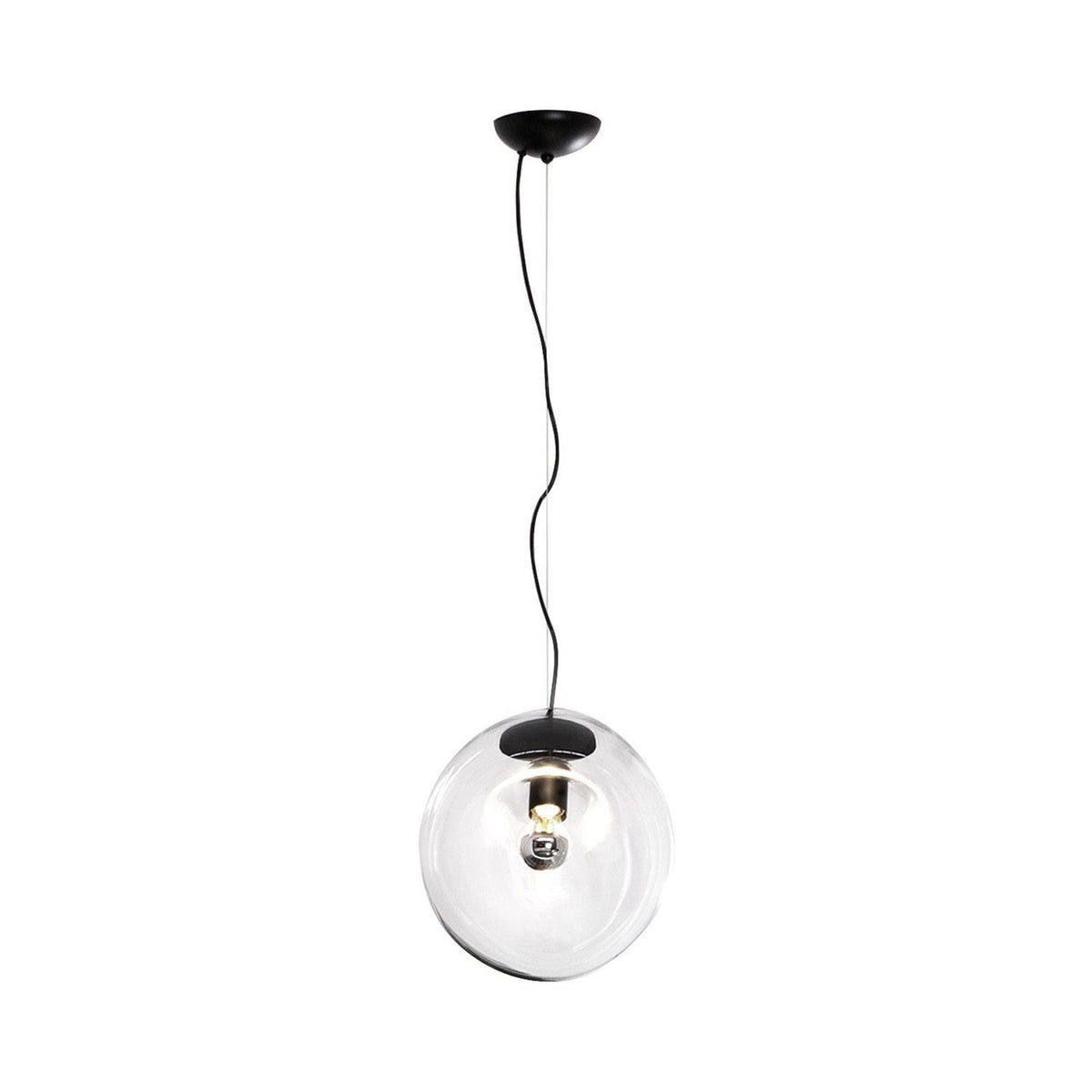 Water Drop Glass Pendant Lamp Modern Minimalist Ceiling Light | E26 E27 LED Compatible | Adjustable Hanging Cable