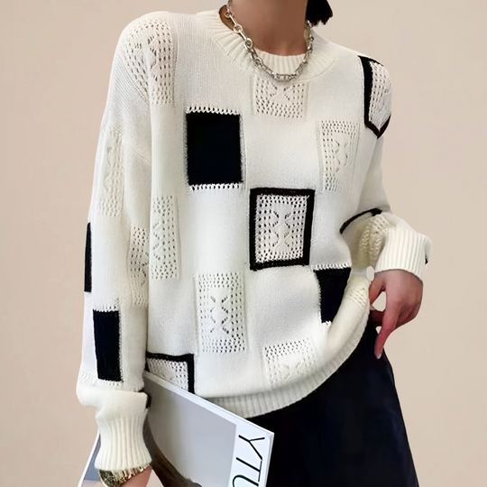 Camille™ | Elegant Knitted Sweater – Timeless Class &amp; Comfort 