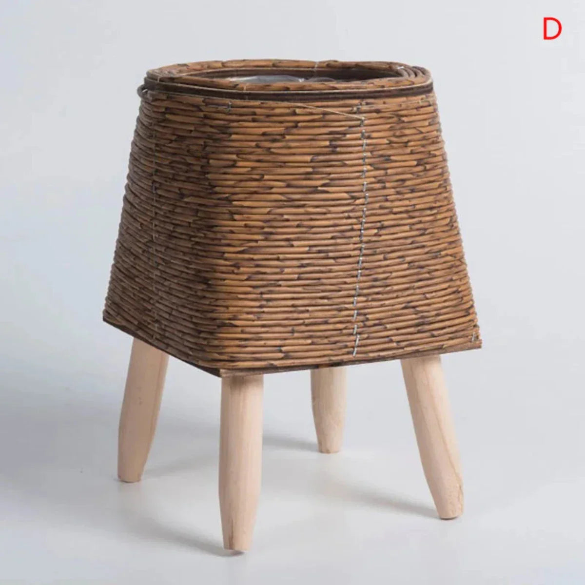 Scandinavische Plantenpot Liora Puck Binnen Buiten | Lichtgewicht Duurzaam Plastic | Natuurlijke Kleur Minimalistisch Ontwerp | Balkon Woonkamer Tuin