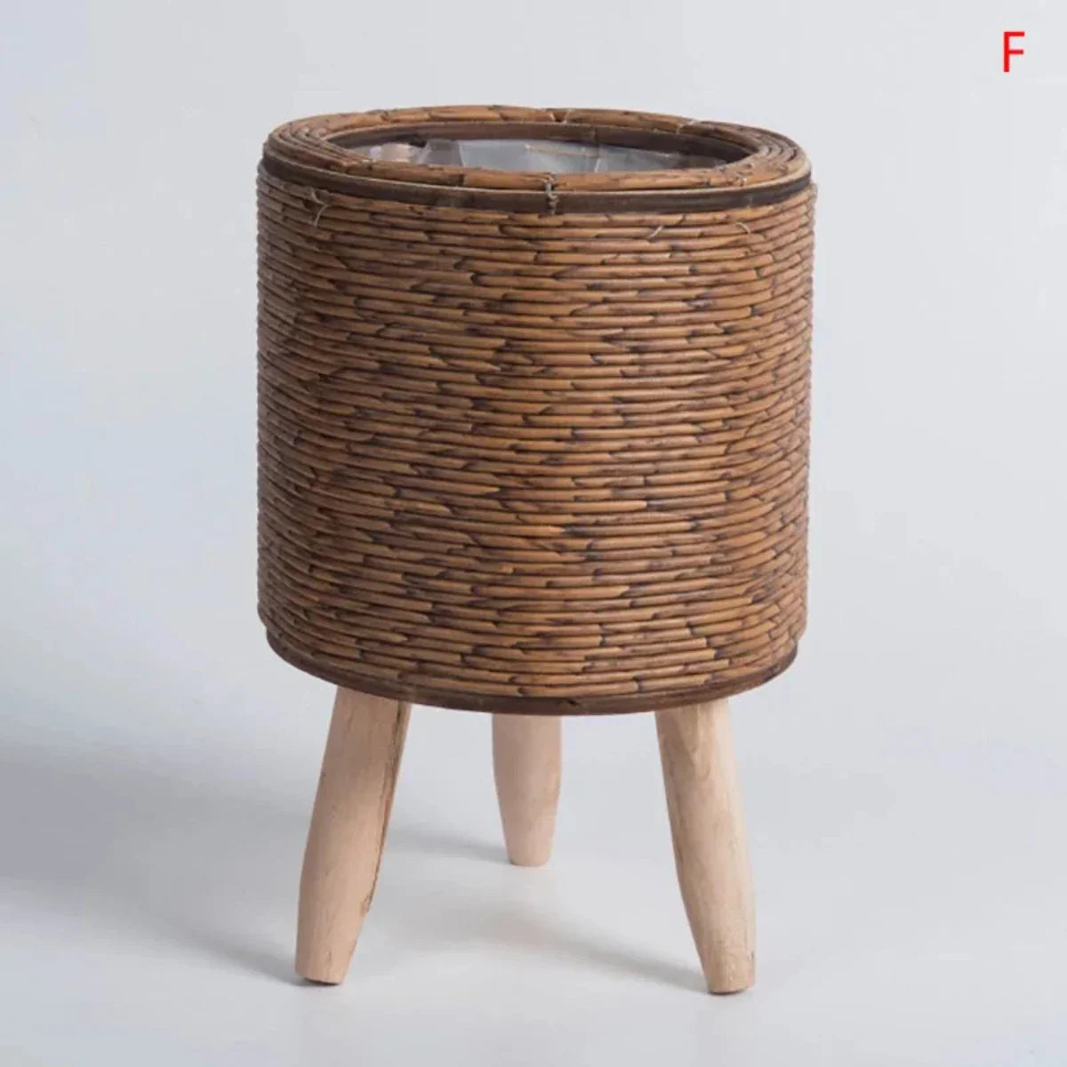 Scandinavische Plantenpot Liora Puck Binnen Buiten | Lichtgewicht Duurzaam Plastic | Natuurlijke Kleur Minimalistisch Ontwerp | Balkon Woonkamer Tuin