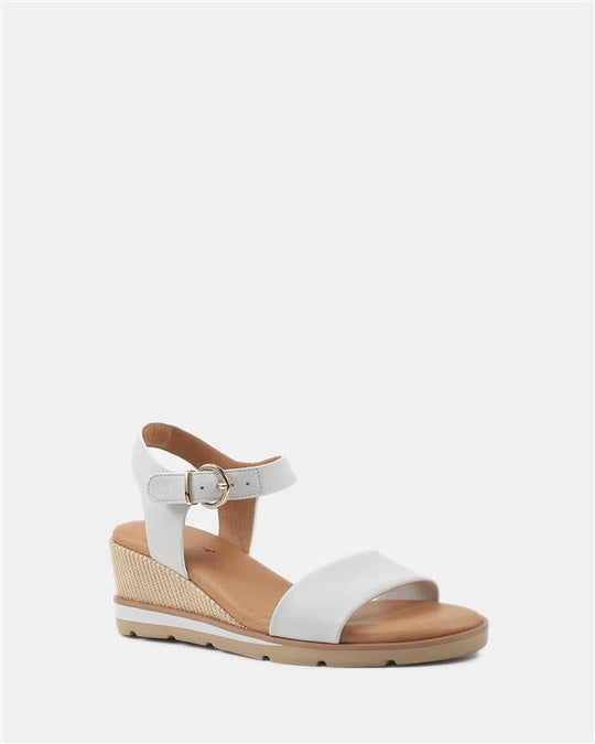 Dames | Cruise Wit | Wedges | Comfortabel | Verstelbare Gesp