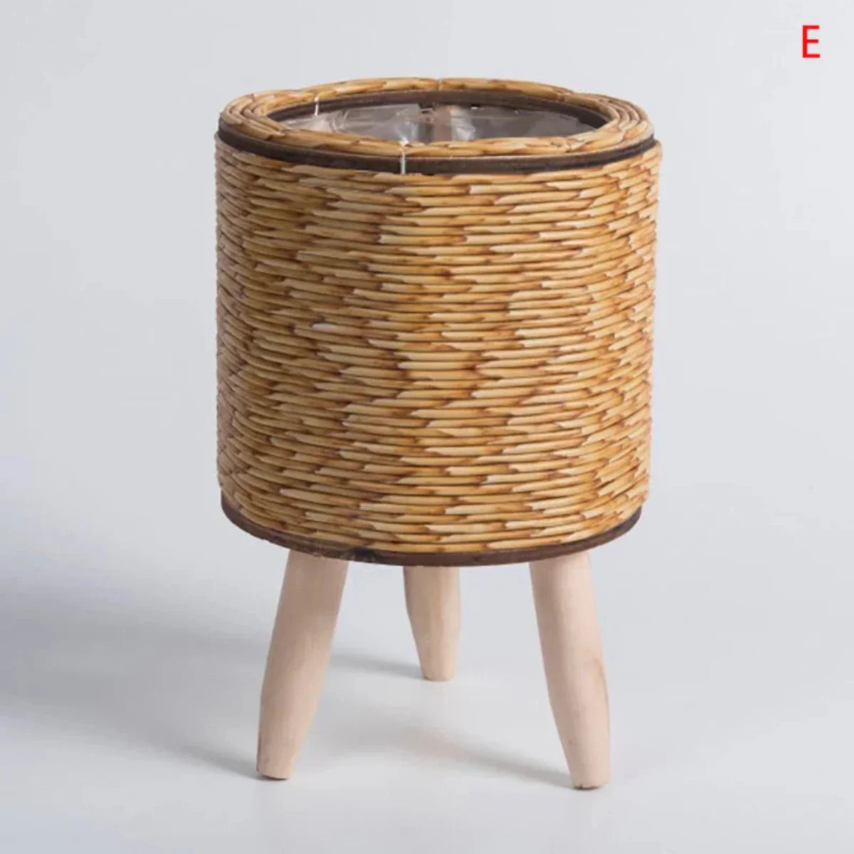 Scandinavische Plantenpot Liora Puck Binnen Buiten | Lichtgewicht Duurzaam Plastic | Natuurlijke Kleur Minimalistisch Ontwerp | Balkon Woonkamer Tuin