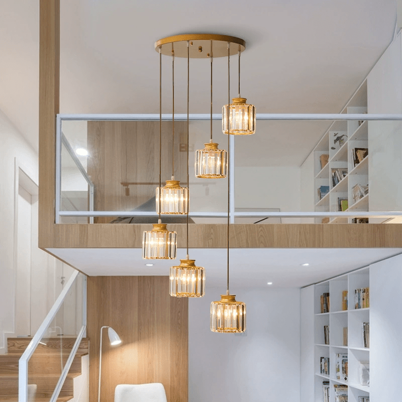 Crystal Vintage Staircase Chandelier