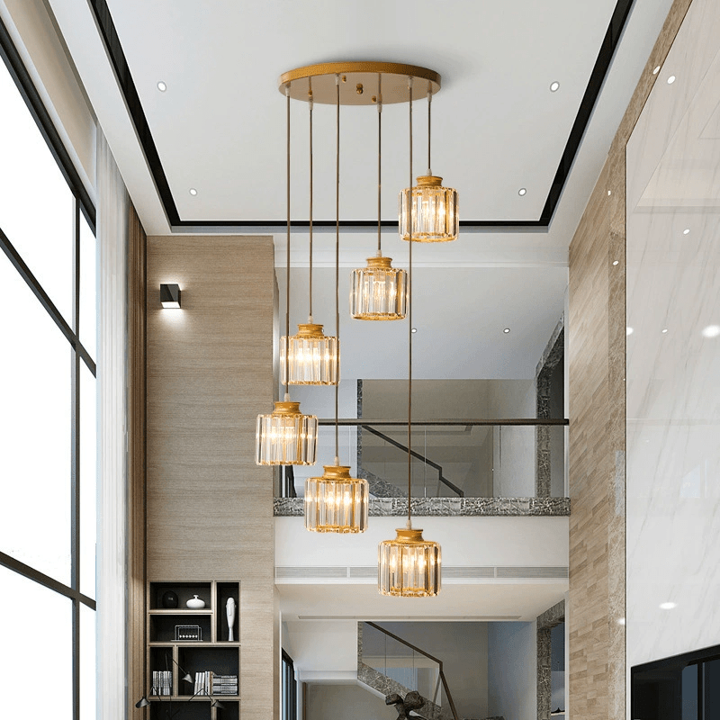 Crystal Vintage Staircase Chandelier