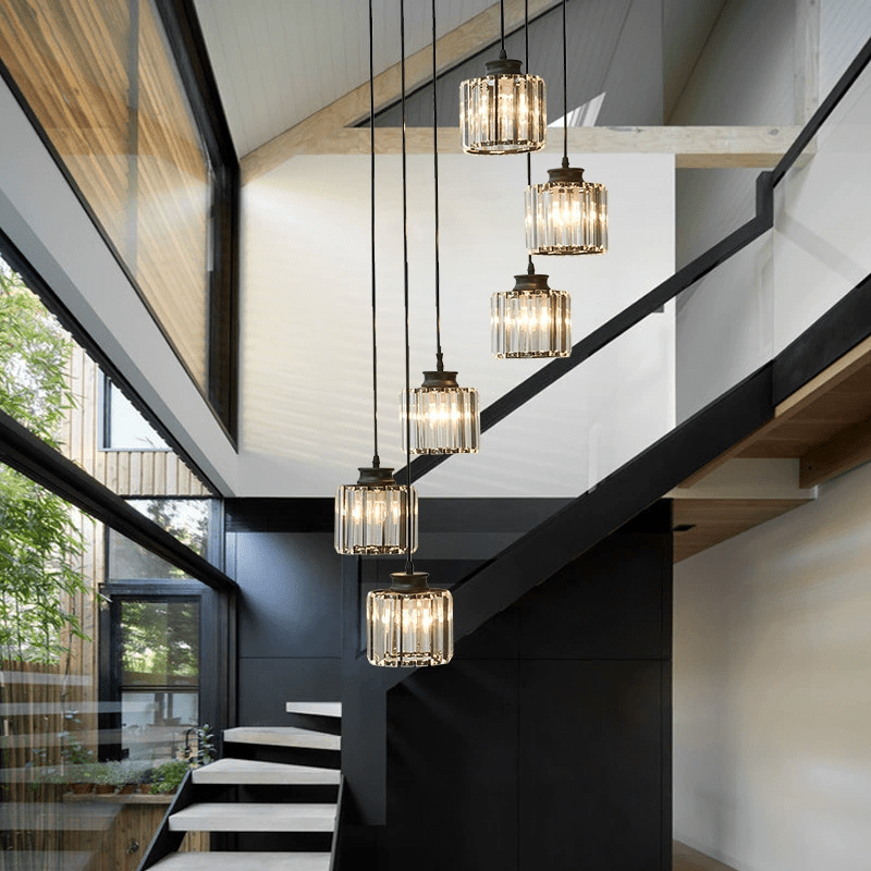 Crystal Vintage Staircase Chandelier