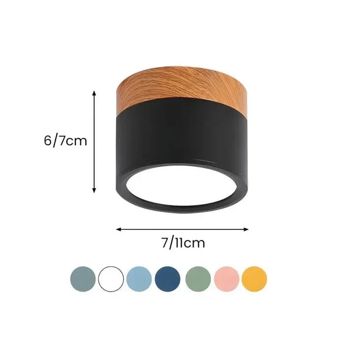 Nordic Cylinder LED Ceiling Lamps for Hallways