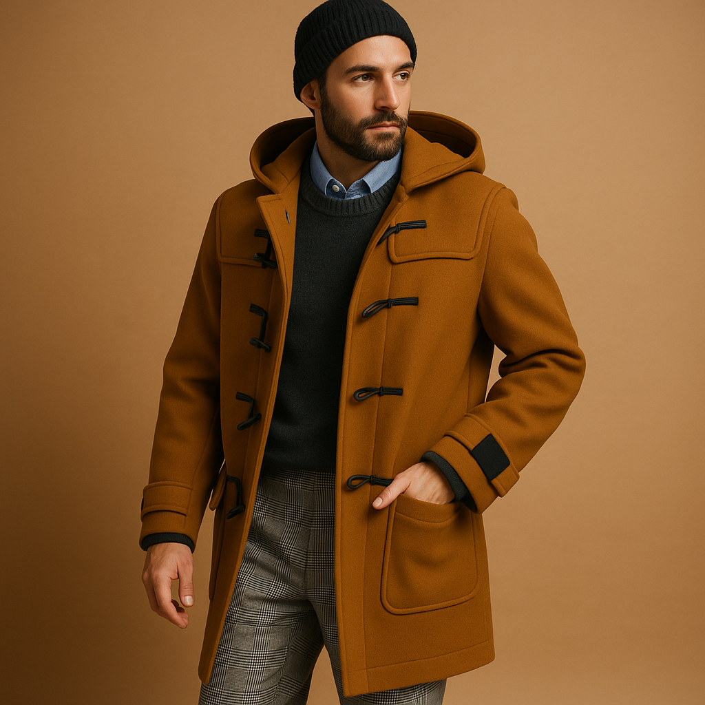 Long Coat for Men with Casual Cut | Ideal for Winter