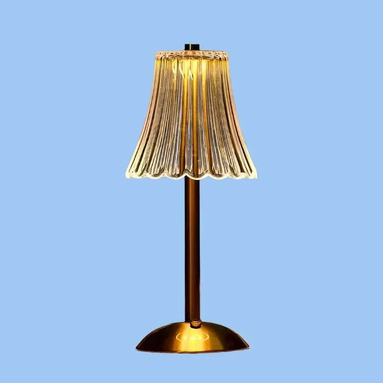 Crystal Metal Wireless Table Lamp