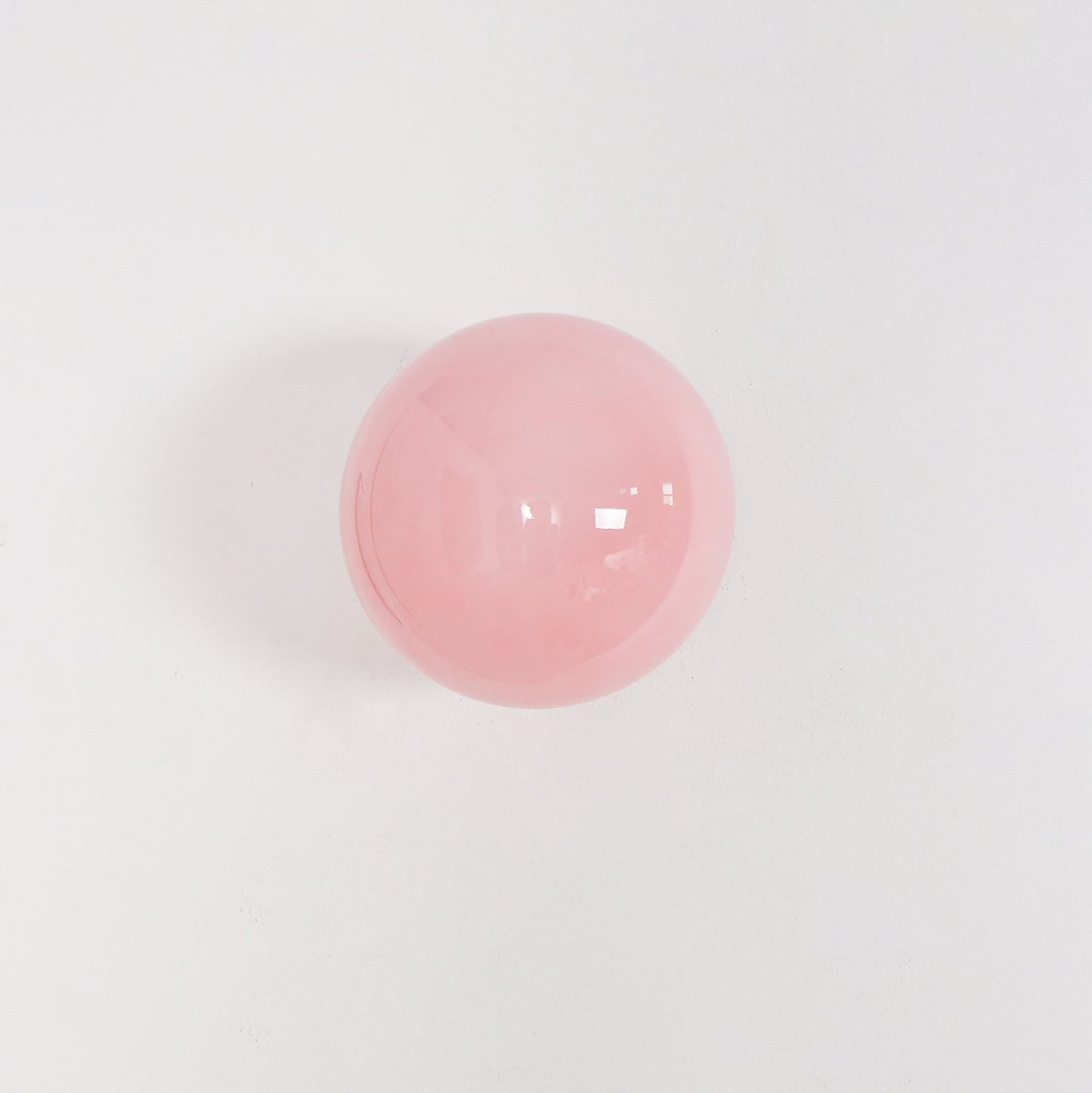 Marshmallow Wall Lamp Pink Glass | Modern Wall Light | Metal Frame | E26 E27 LED Compatible | Decorative Indoor Lighting