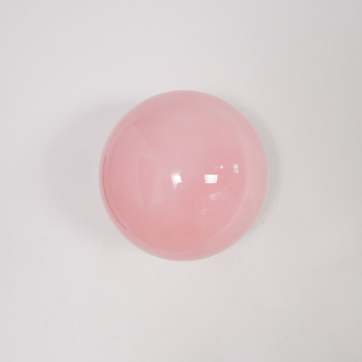 Marshmallow Wall Lamp Pink Glass | Modern Wall Light | Metal Frame | E26 E27 LED Compatible | Decorative Indoor Lighting