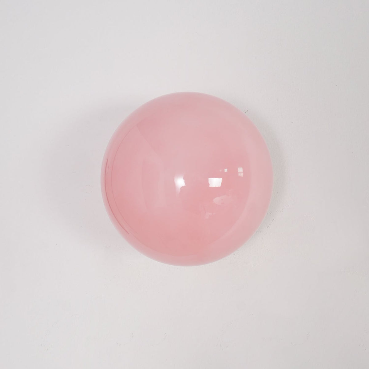 Marshmallow Wall Lamp Pink Glass | Modern Wall Light | Metal Frame | E26 E27 LED Compatible | Decorative Indoor Lighting