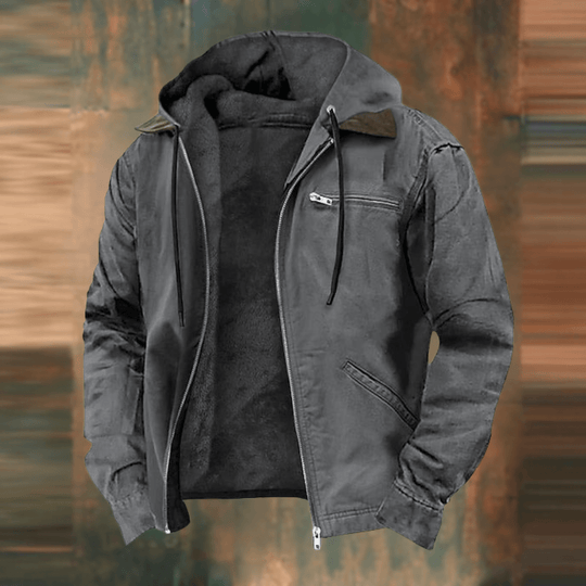Men's jacket | Hooded | Zip pockets