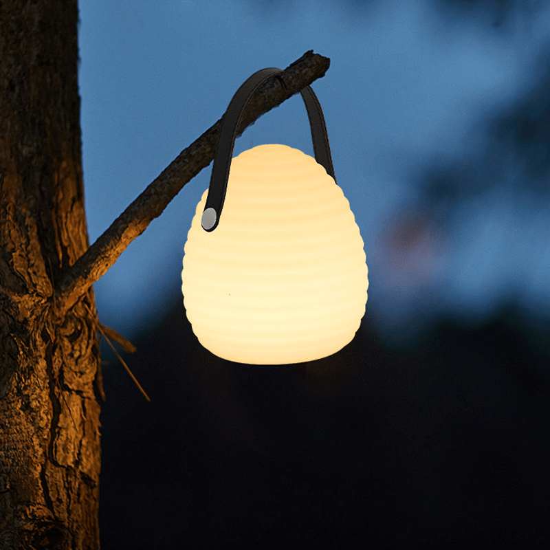 Modern Outdoor LED Lantern with Remote Control | 16 Color Modes RGB Patio & Garden Light | Rechargeable Waterproof Decorative Lamp Ø16cm