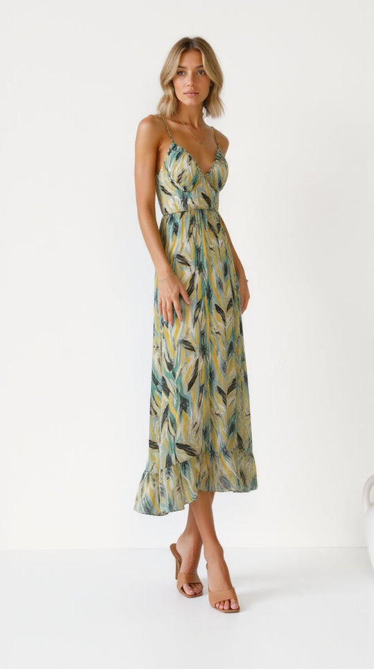 Asmita - Lightweight Spring Floral Dress for Women