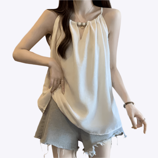 Esmee - Trendy Halter Neck Women's Blouse