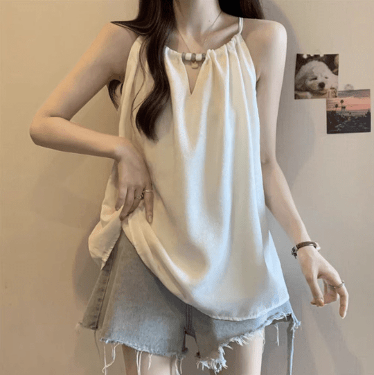 Esmee - Trendy Halter Neck Women's Blouse