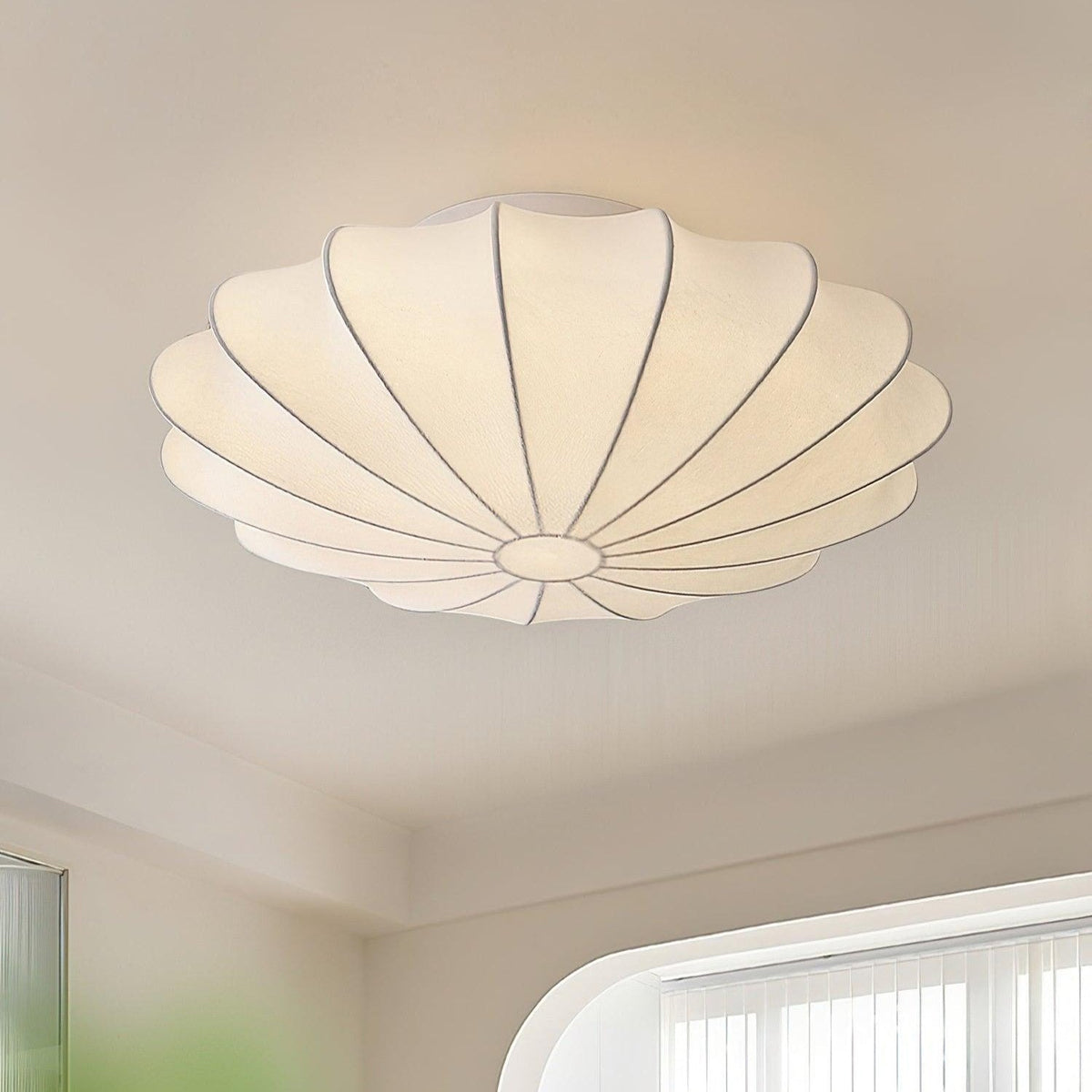 Nelson Bubble Ceiling Lamp Modern Sculptural Ceiling Light | Shell Inspired Design | E26/E27 Compatible | Dimmable Ready Pendant