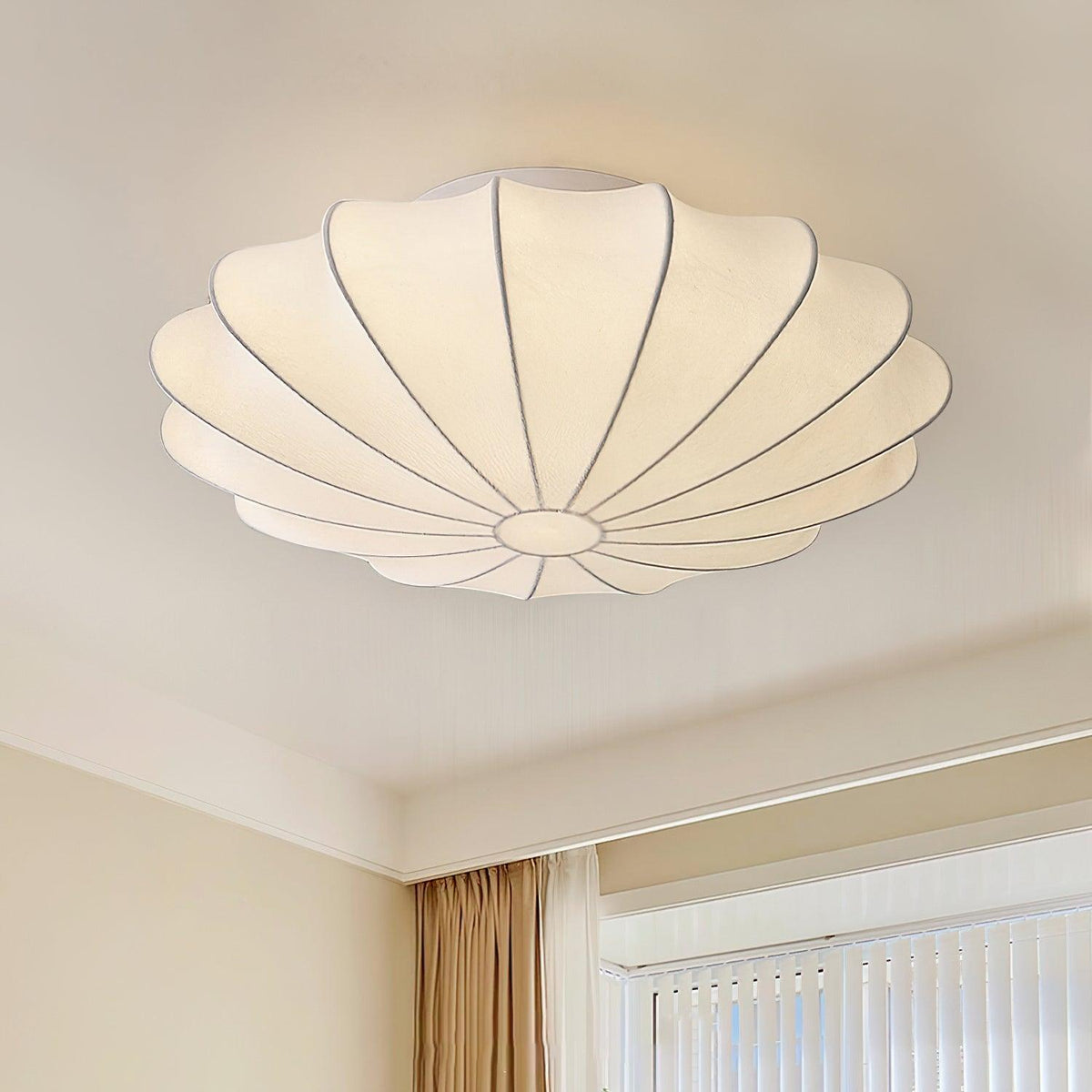 Nelson Bubble Ceiling Lamp Modern Sculptural Ceiling Light | Shell Inspired Design | E26/E27 Compatible | Dimmable Ready Pendant
