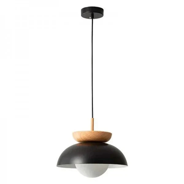 Scandinavian Semi-Wood Pendant Lamp