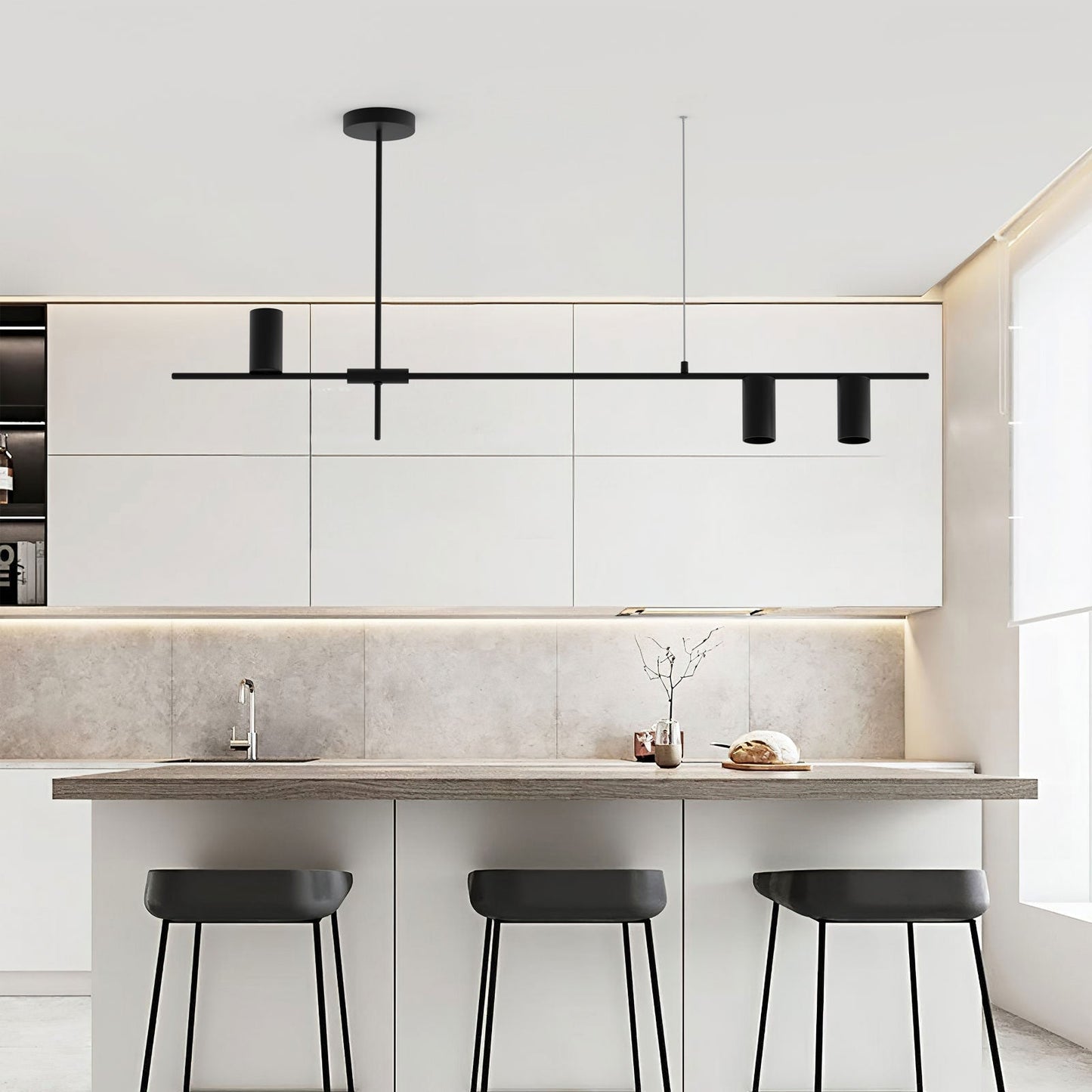 Noreen Modern Pendant Lamp with Long Shade