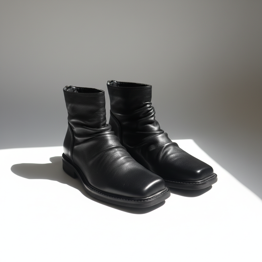Men's | Ankle Boots | Square Toe | Sleek Silhouette | Timeless Design