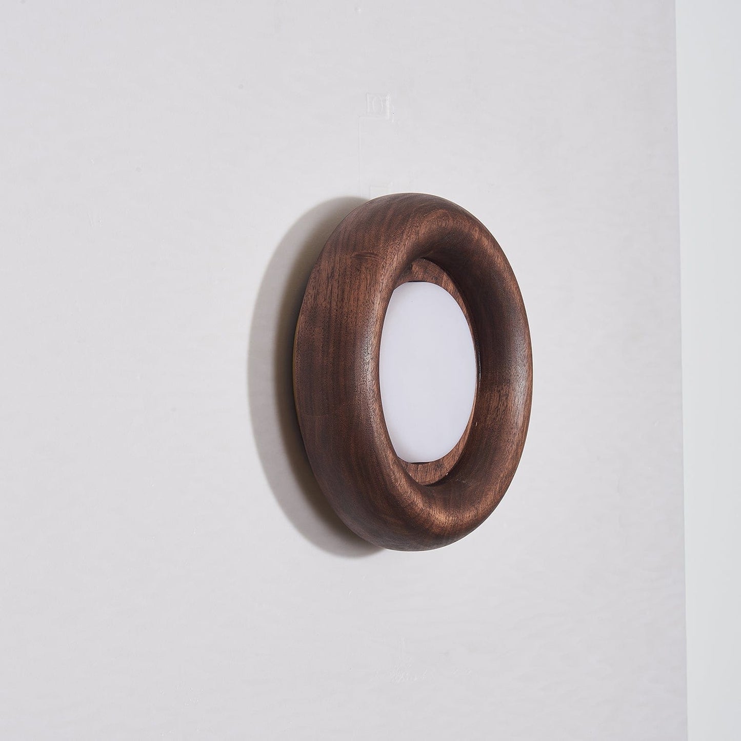 Orbitus Wall Lamp Modern Wooden LED Wall Light | Acrylic Shade | Integrated LED | Minimalist Indoor Lighting Fixture