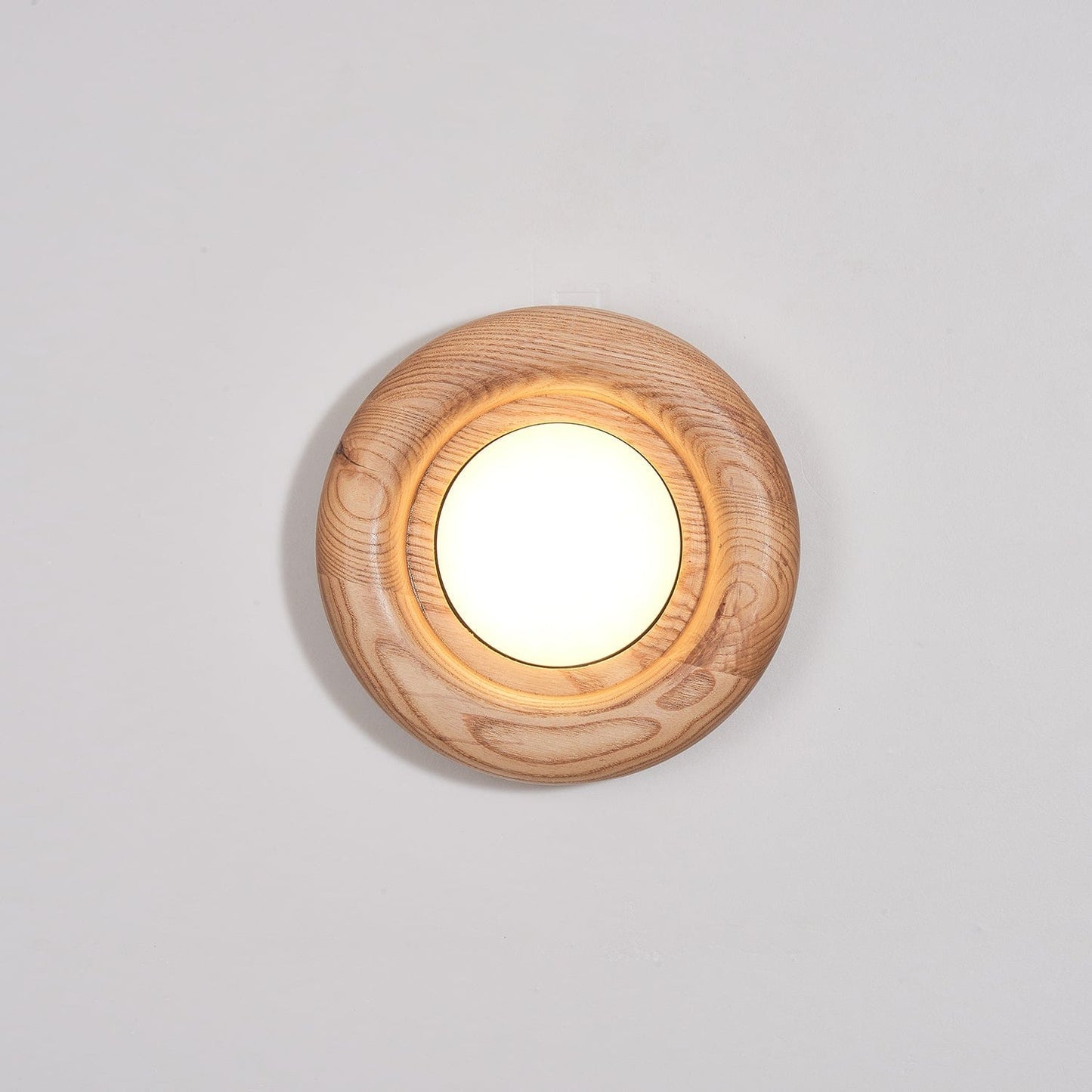 Orbitus Wall Lamp Modern Wooden LED Wall Light | Acrylic Shade | Integrated LED | Minimalist Indoor Lighting Fixture