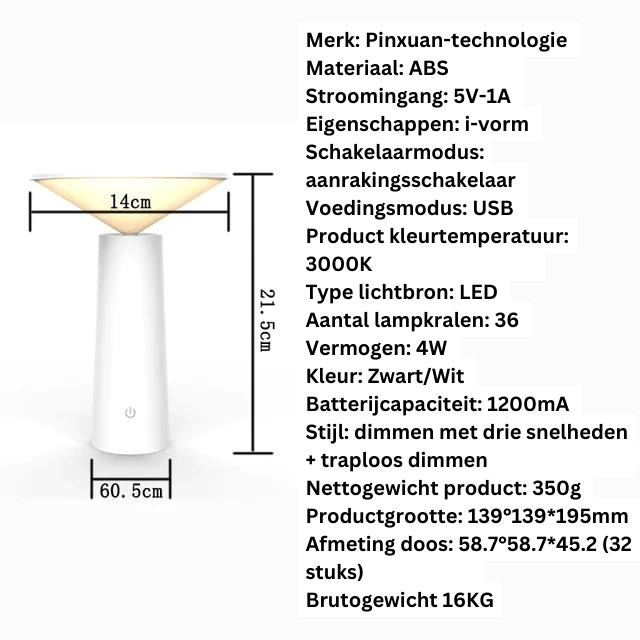 Remoteglo - Wireless Table Lamp