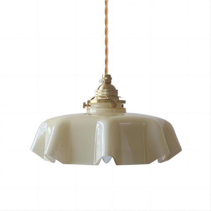 Retro Glass Flower Pendant Lamp
