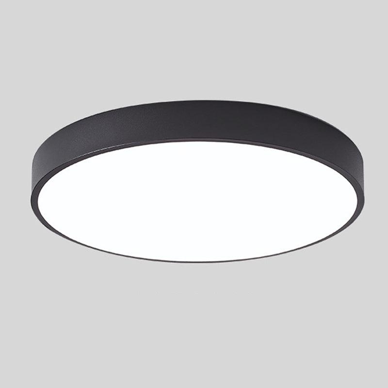 Scandinavian Wooden Macaron Round Ceiling Lamp