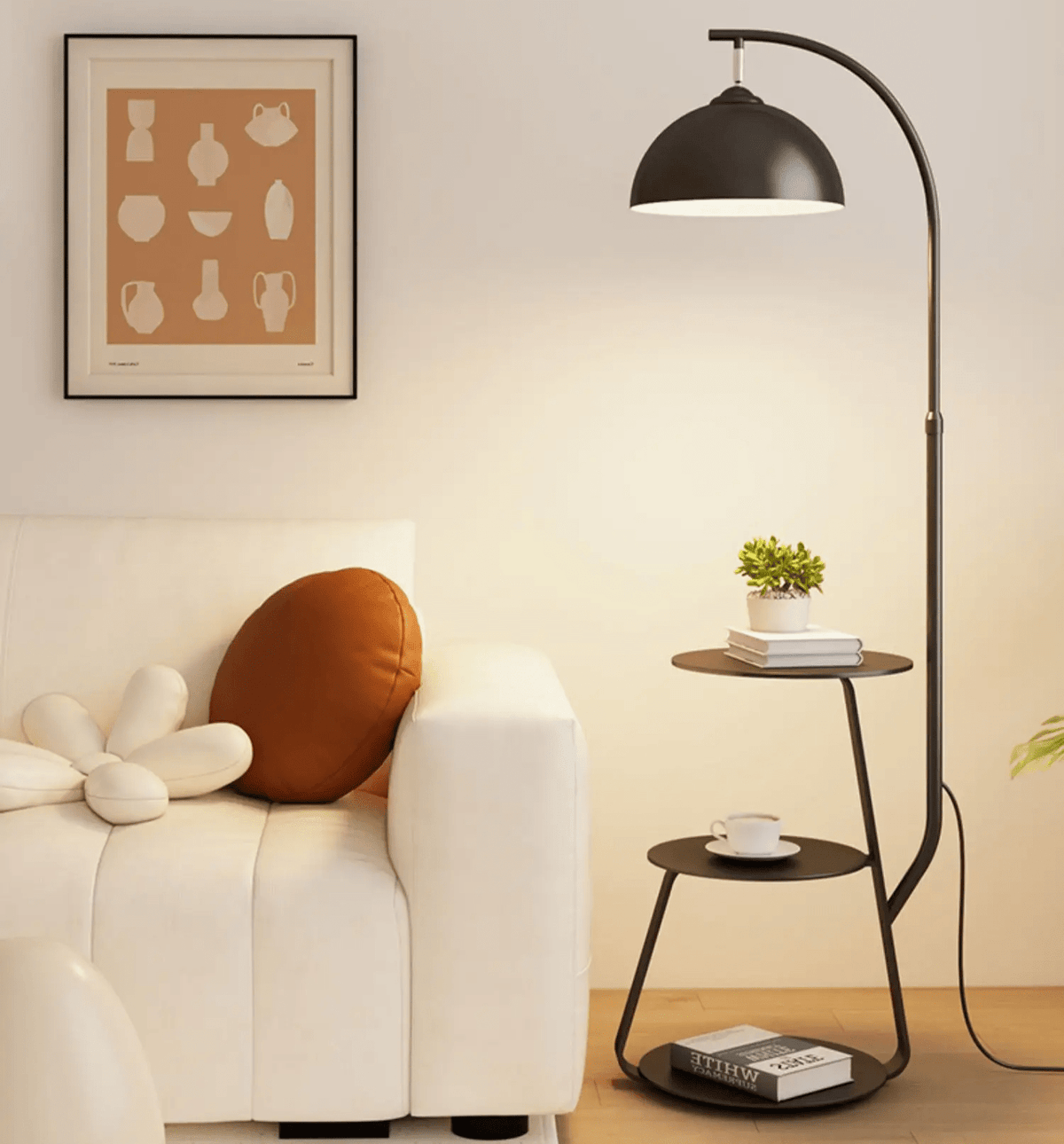 Scandinavian Lamp Table