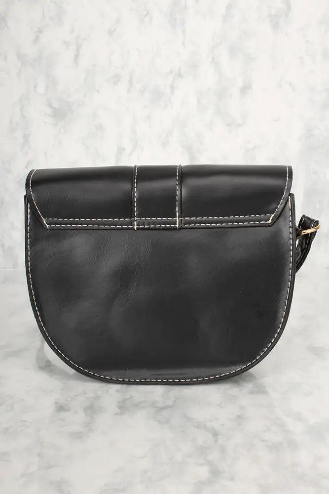 Sexy Black O-Ring Small Shoulder Bag – Modern &amp; Elegant