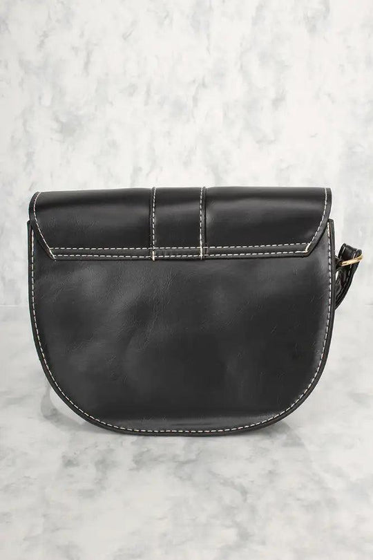 Sexy Black O-Ring Small Shoulder Bag – Modern &amp; Elegant