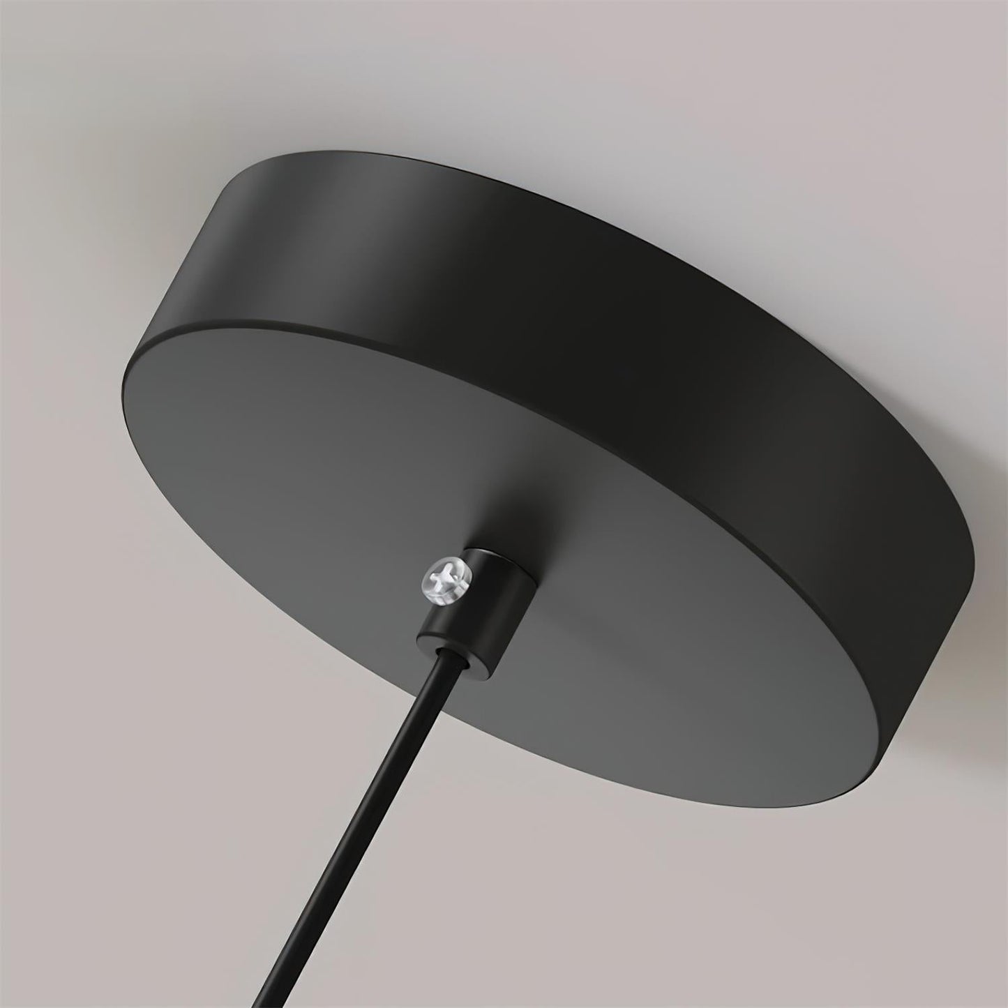 Scandinavian Pendant Lamp for Kitchen & Dining | Dish-Shaped Minimalist Light | Wood Accent Design | E27 Socket | 28cm